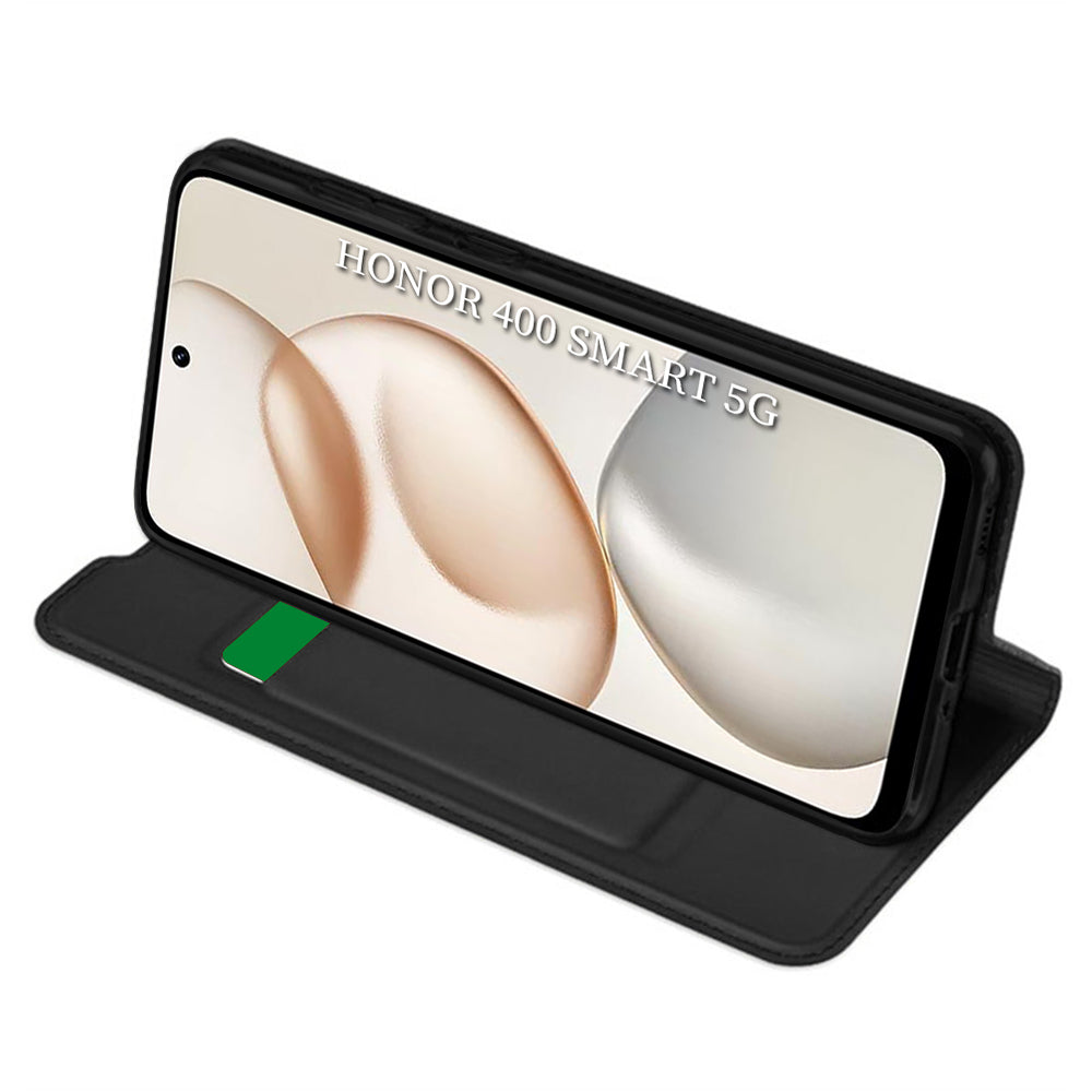 Husa pentru Honor 400 Smart 4G / X7d 4G / 400 Smart 5G, Techsuit, Magskin Book, Neagra