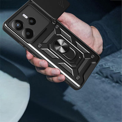 Husa pentru Honor 400, Techsuit, CamShield, Neagra