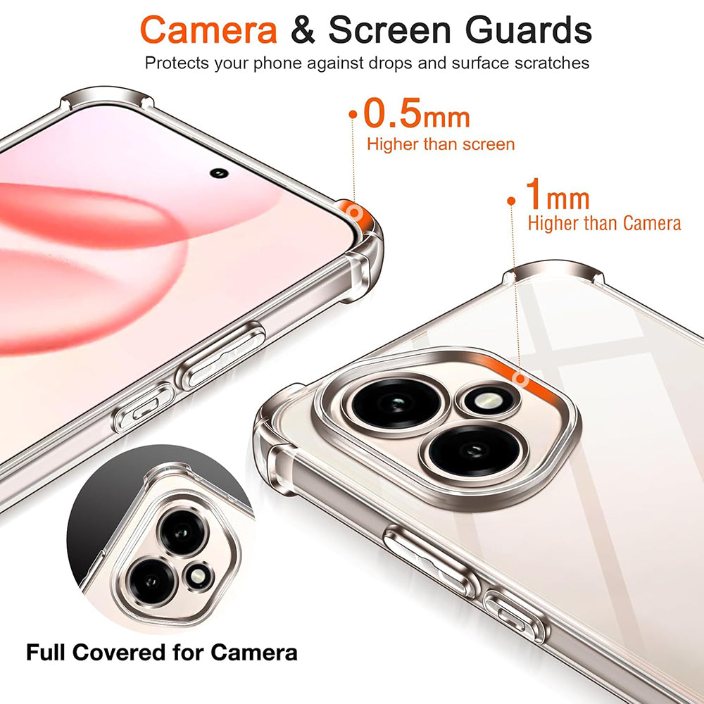 Husa pentru Honor 400, Techsuit, Shockproof Clear, Transparenta