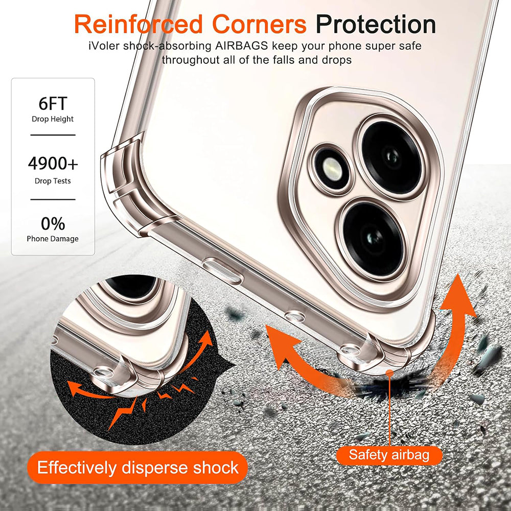 Husa pentru Honor 400, Techsuit, Shockproof Clear, Transparenta