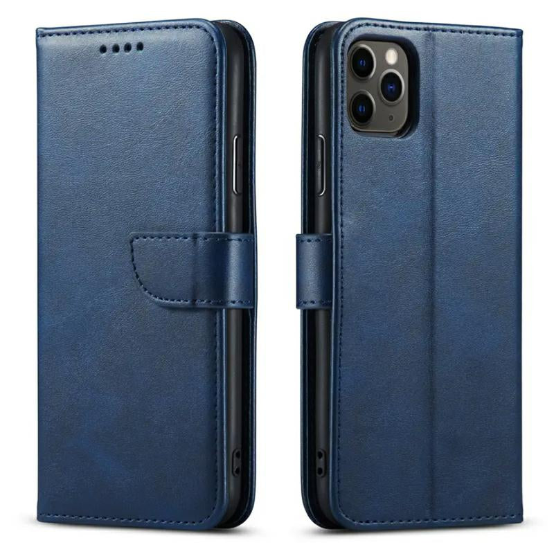 Husa pentru Honor 600, OEM, Marva Wallet, Albastra