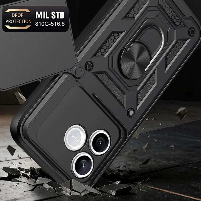 Husa pentru Honor 600 Lite, OEM, CamShield, Neagra
