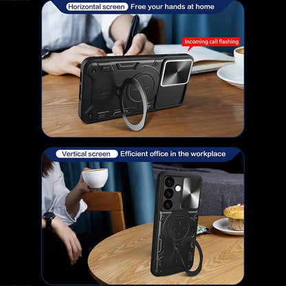 Husa pentru Honor 600 Lite, Techsuit, CamGuard Pro, Mov