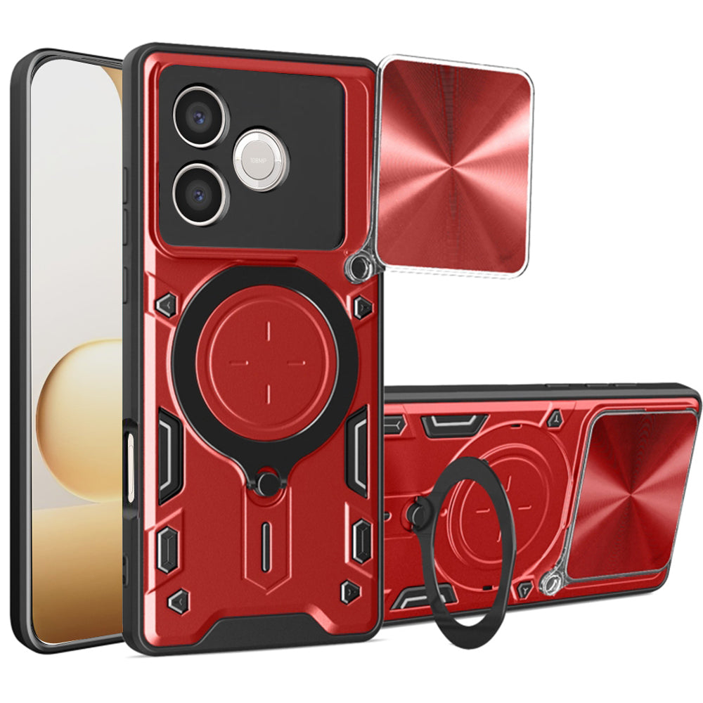 Husa pentru Honor 600 Lite, Techsuit, CamGuard Pro, Rosie