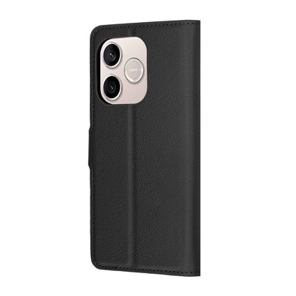 Husa pentru Honor 600 Lite, Techsuit, Leather Folio, Neagra
