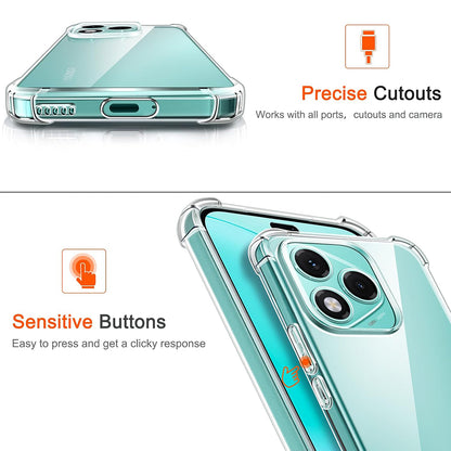 Husa pentru Honor 600 Lite, Techsuit, Shockproof Clear, Transparenta