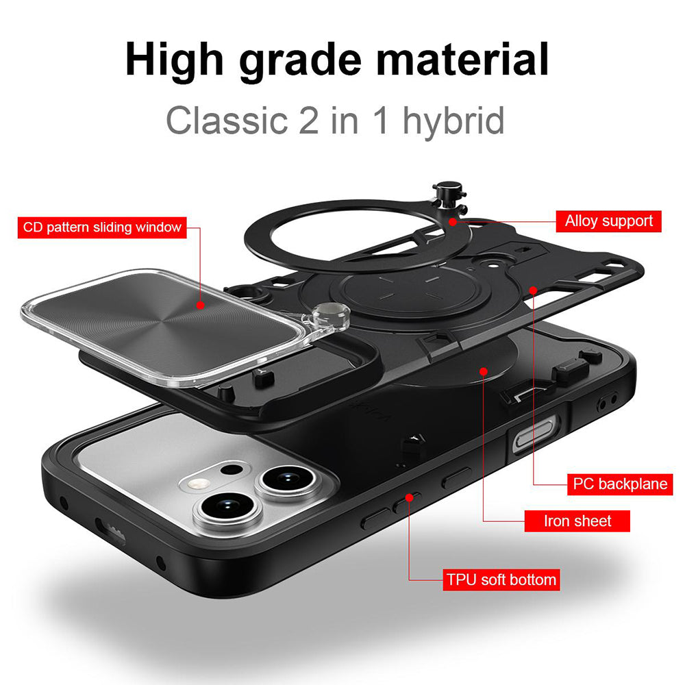 Husa pentru Honor 600 Pro / 600, Techsuit, CamGuard Pro, Neagra