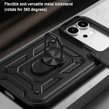 Husa pentru Honor 600 Pro / 600, Techsuit, CamShield, Neagra