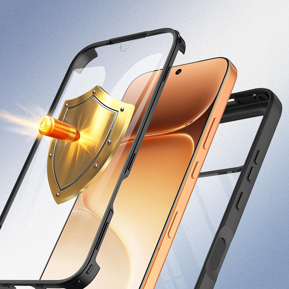 Husa pentru Honor 600 Pro / 600, Techsuit, ColorVerse 360, Neagra