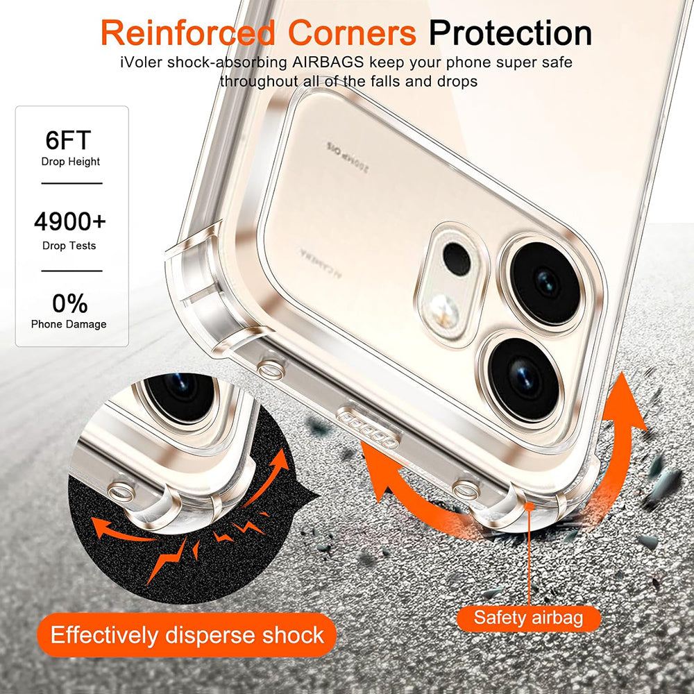 Husa pentru Honor 600 Pro, Techsuit, Shockproof Clear, Transparenta