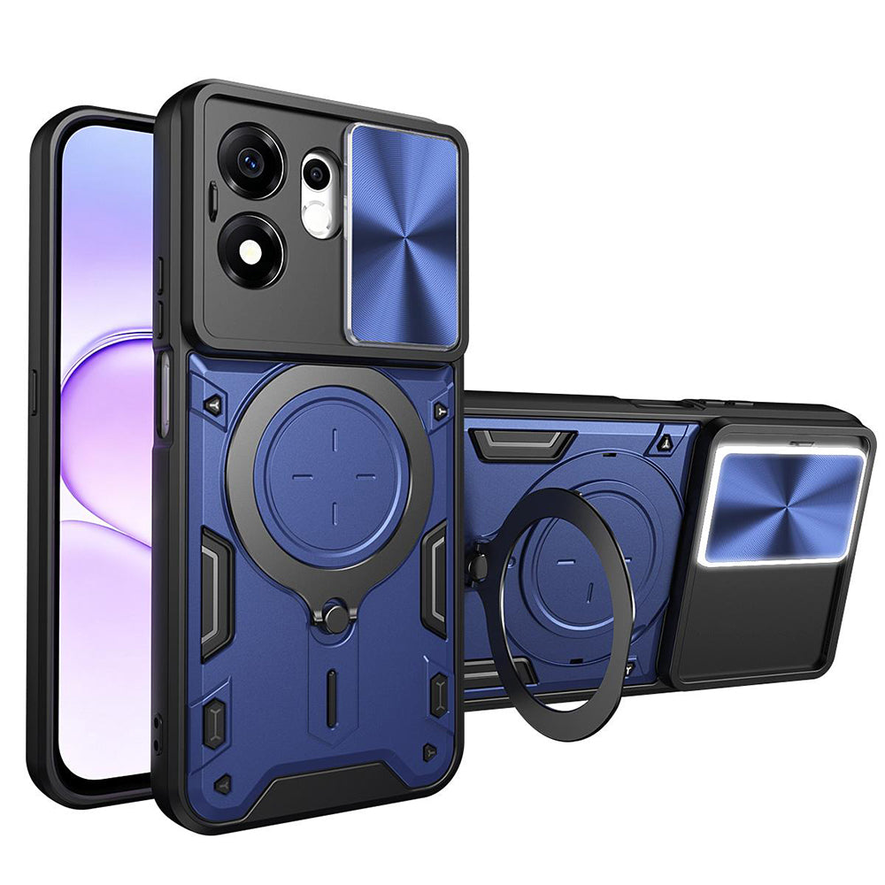 Husa pentru Honor 600 Smart, Techsuit, CamGuard Pro, Albastra
