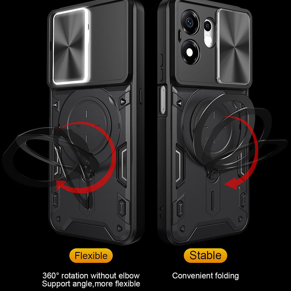 Husa pentru Honor 600 Smart, Techsuit, CamGuard Pro, Albastra