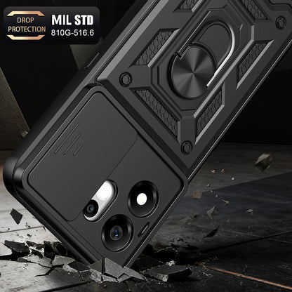Husa pentru Honor 600 Smart, Techsuit, CamShield, Albastra