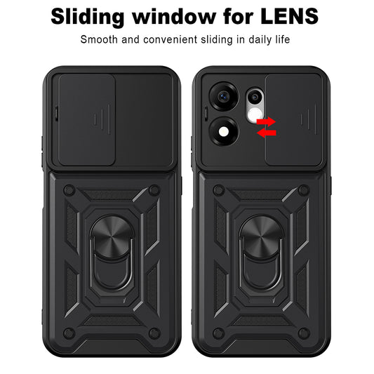 Husa pentru Honor 600 Smart, Techsuit, CamShield, Neagra