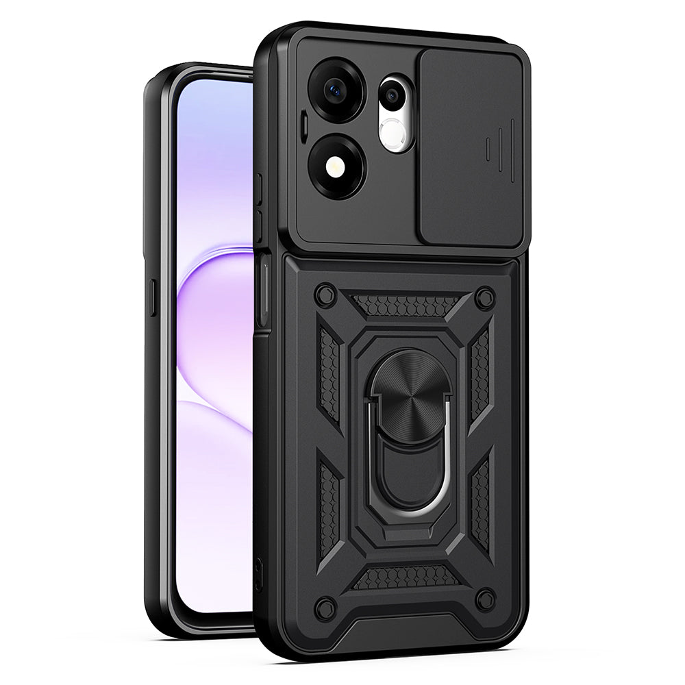 Husa pentru Honor 600 Smart, Techsuit, CamShield, Neagra