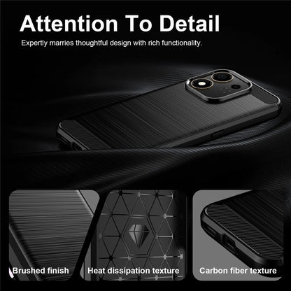 Husa pentru Honor 600 Smart, Techsuit, Carbon, Neagra