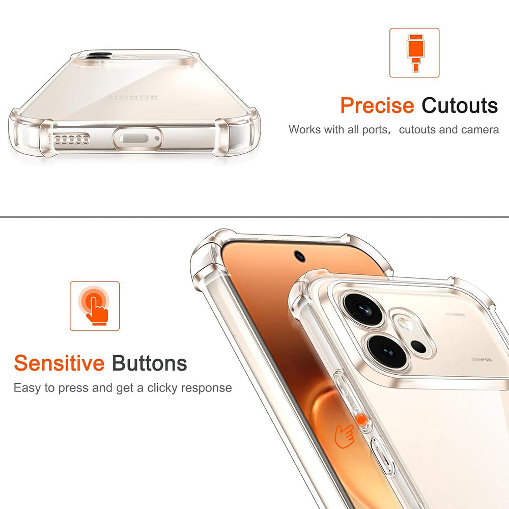 Husa pentru Honor 600, Techsuit, Shockproof Clear, Transparenta