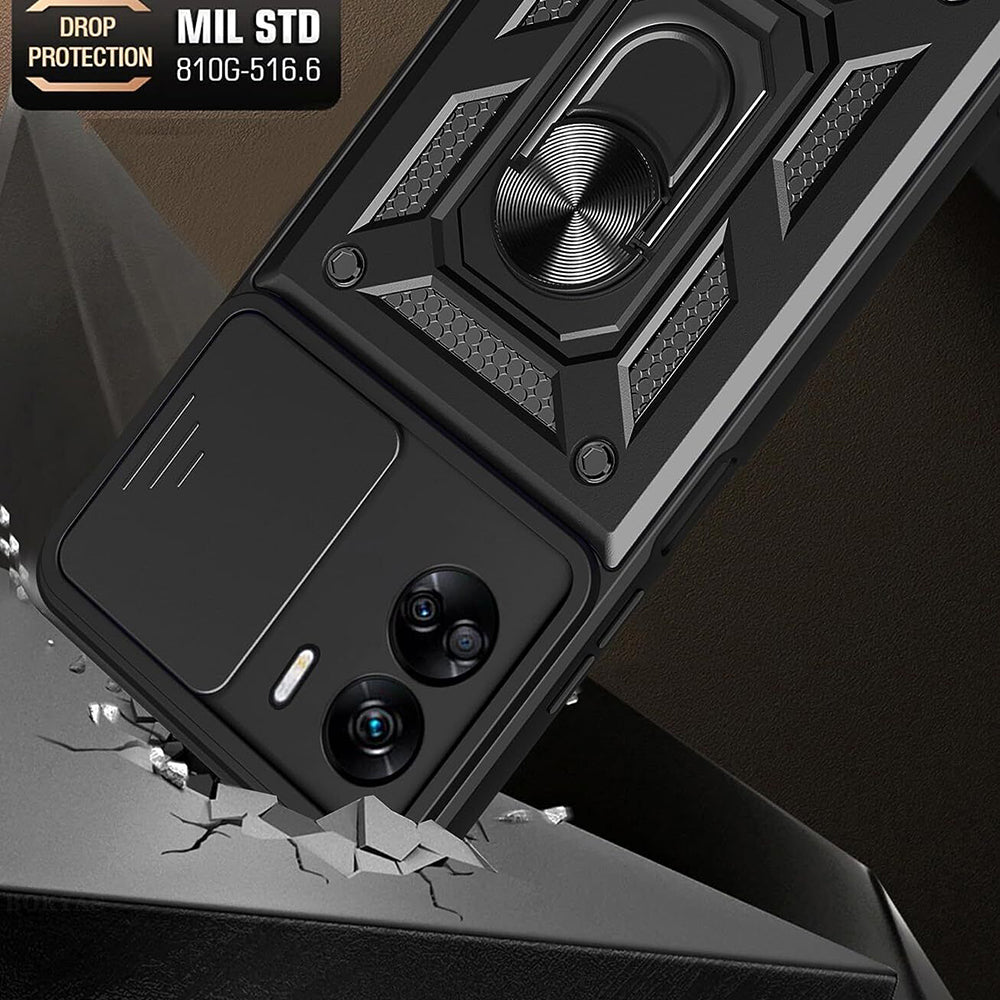 Husa pentru Honor 90 Lite, Techsuit, CamShield, Neagra