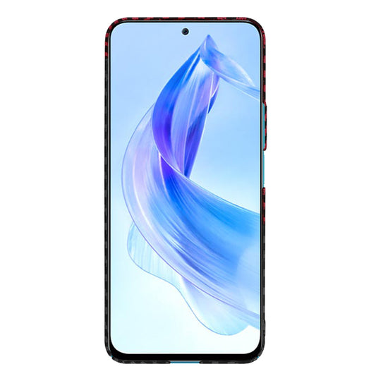 Husa pentru Honor 90 Lite, Techsuit, Carbonite FiberShell, Neagra Rosie