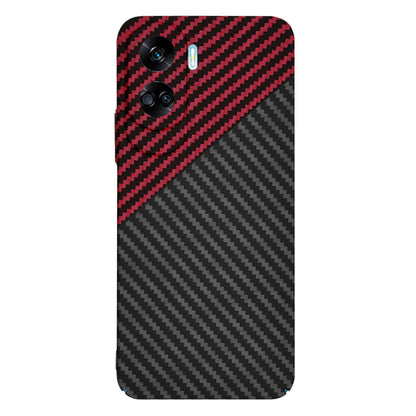 Husa pentru Honor 90 Lite, Techsuit, Carbonite FiberShell, Neagra Rosie