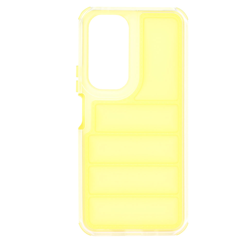 Husa pentru Honor 90 Lite, Techsuit, Wave Shield, Galbena