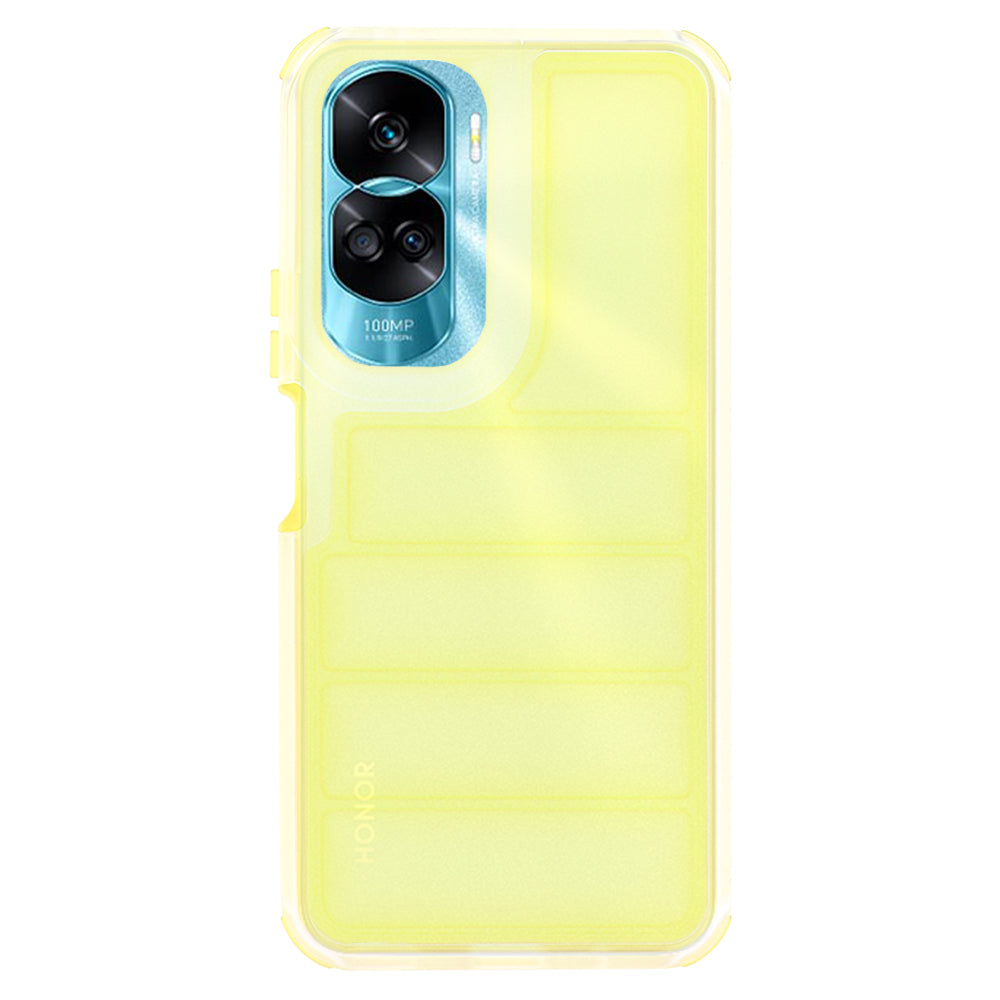 Husa pentru Honor 90 Lite, Techsuit, Wave Shield, Galbena