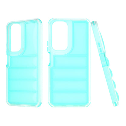 Husa pentru Honor 90 Lite, Techsuit, Wave Shield, Turcoaz