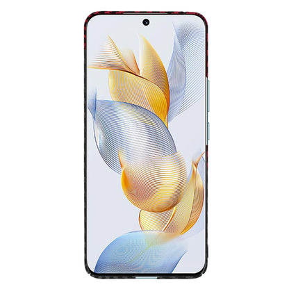 Husa pentru Honor 90, Techsuit, Carbonite FiberShell, Neagra Rosie