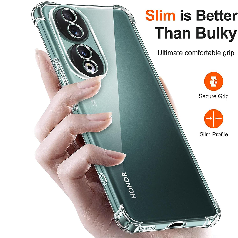 Husa pentru Honor 90, Techsuit, Shockproof Clear, Transparenta