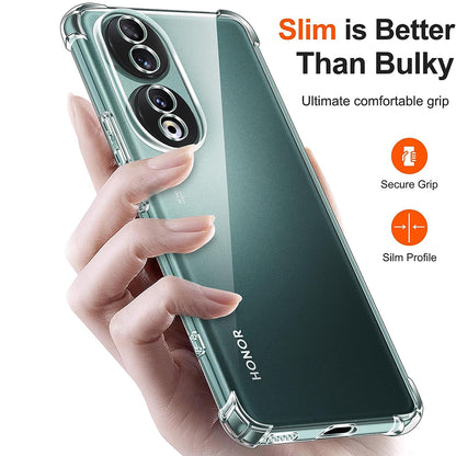 Husa pentru Honor 90, Techsuit, Shockproof Clear, Transparenta
