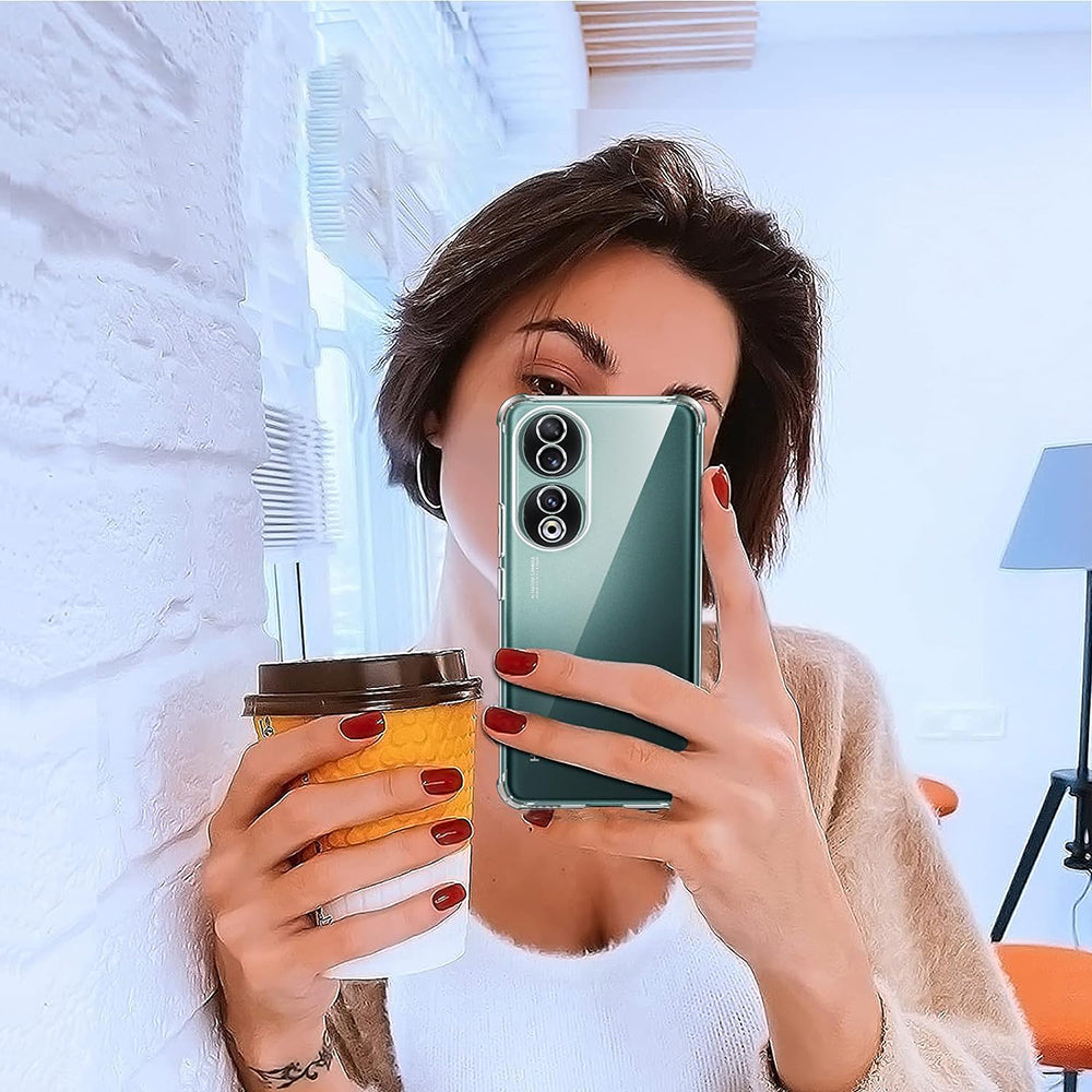 Husa pentru Honor 90, Techsuit, Shockproof Clear, Transparenta