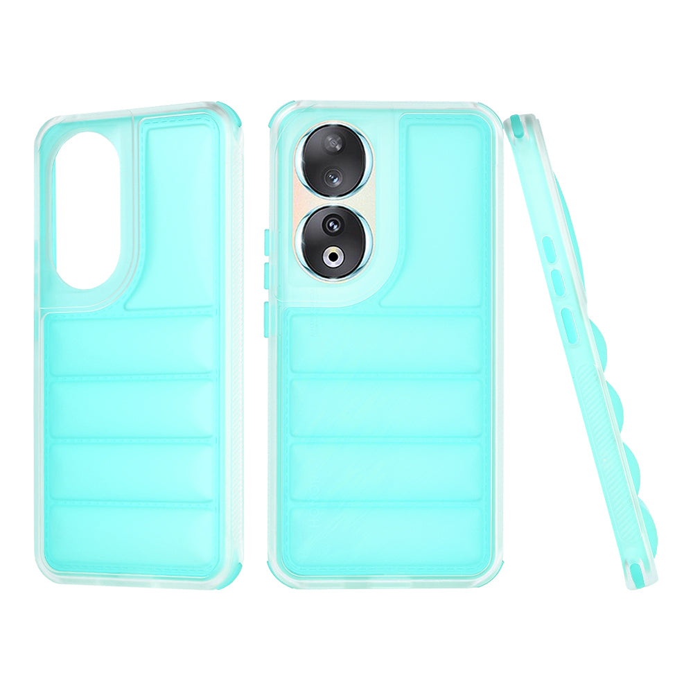 Husa pentru Honor 90, Techsuit, Wave Shield, Turcoaz