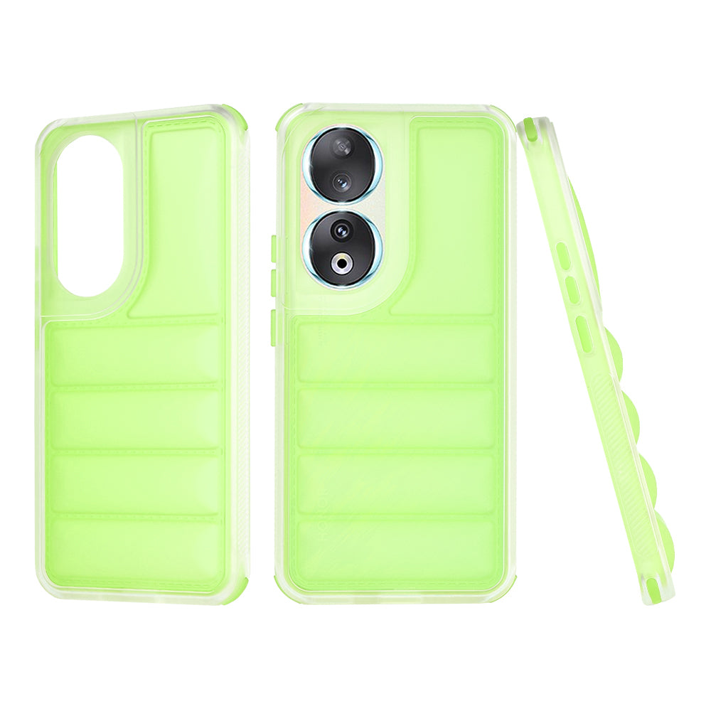 Husa pentru Honor 90, Techsuit, Wave Shield, Verde