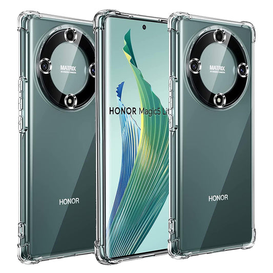 Husa pentru Honor Magic5 Lite, Techsuit, Shockproof Clear, Transparenta