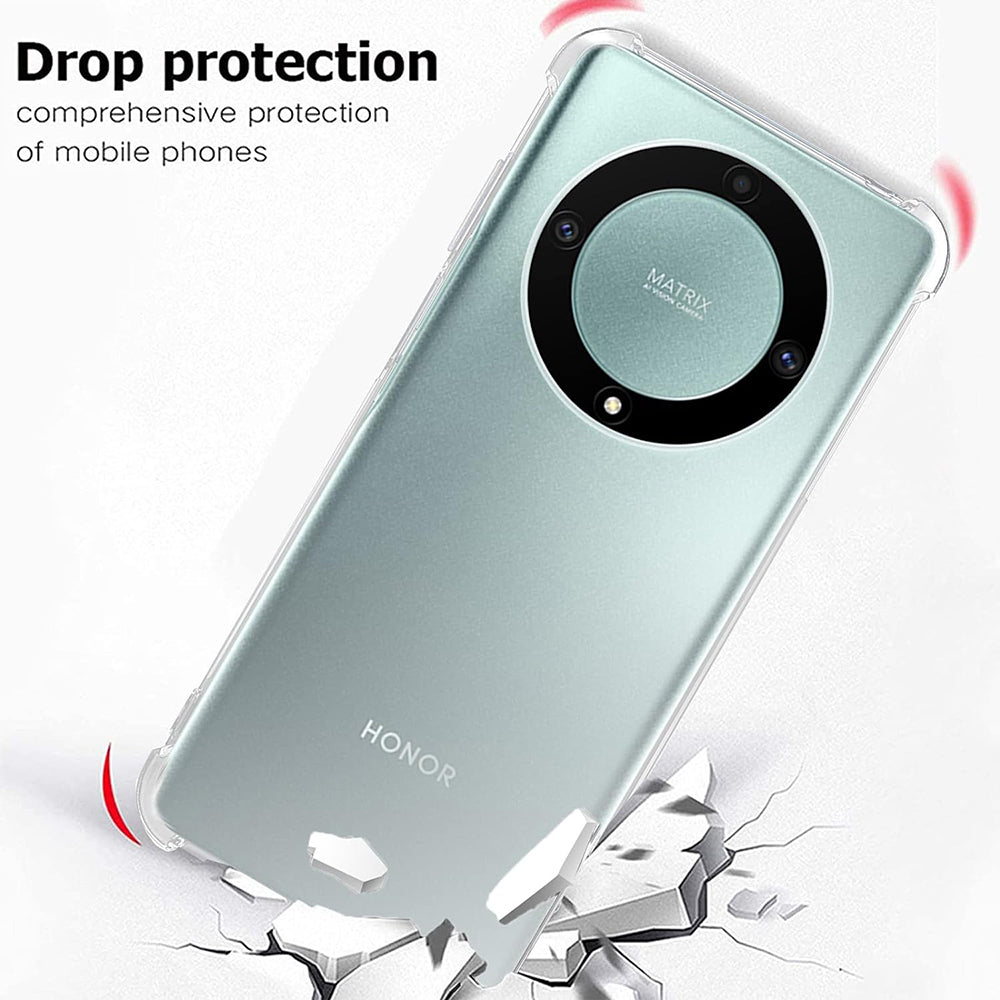 Husa pentru Honor Magic5 Lite, Techsuit, Shockproof Clear, Transparenta