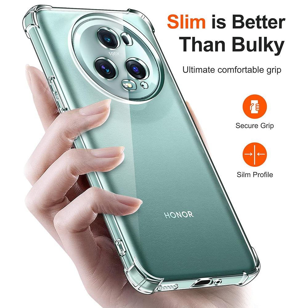 Husa pentru Honor Magic5 Pro, Techsuit, Shockproof Clear, Transparenta