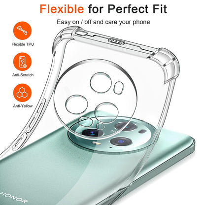 Husa pentru Honor Magic5 Pro, Techsuit, Shockproof Clear, Transparenta