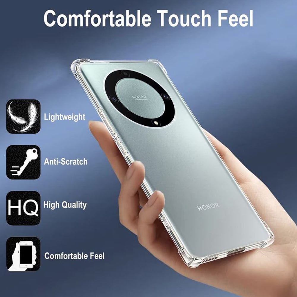 Husa pentru Honor Magic6 Lite, Techsuit, Shockproof Clear, Transparenta