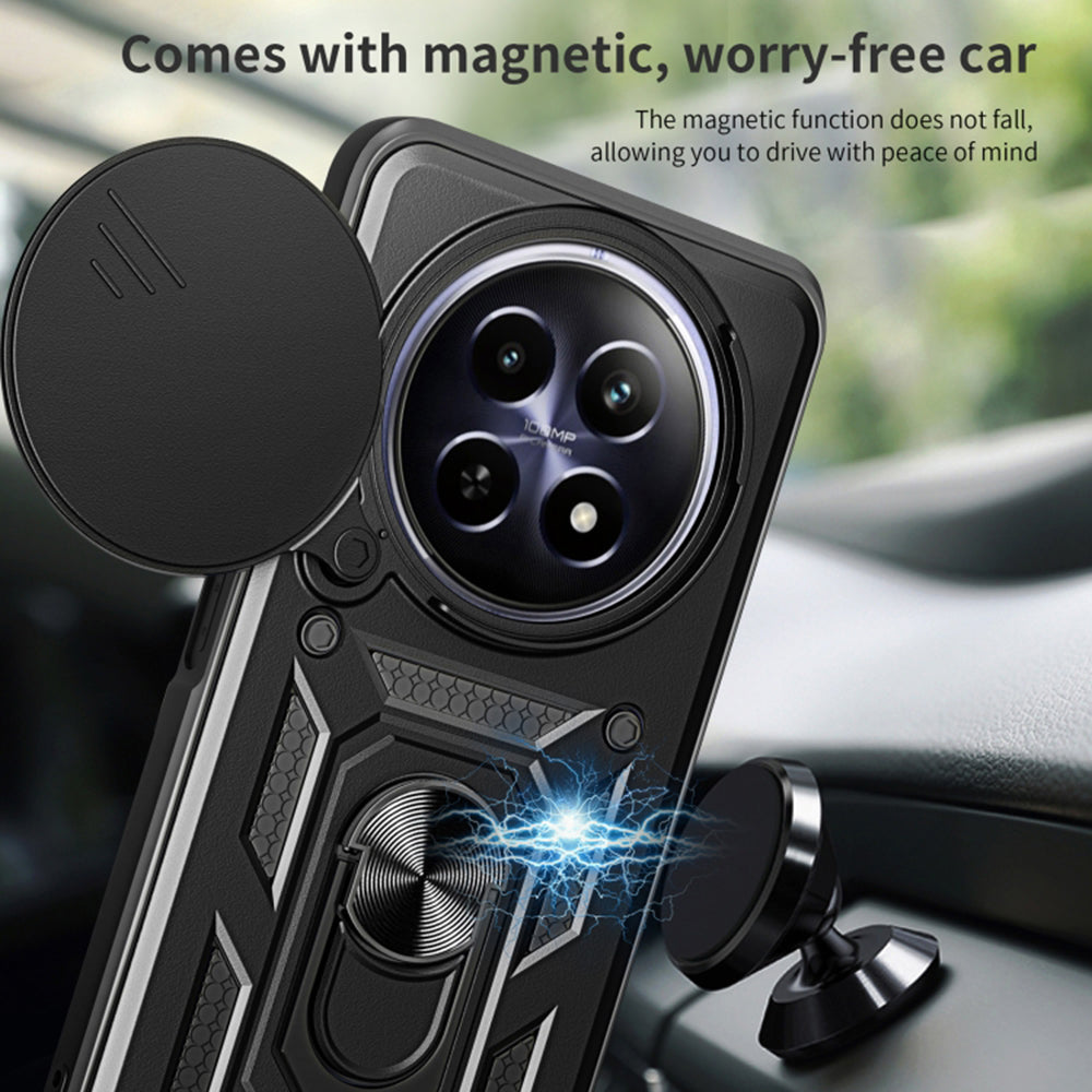 Husa pentru Honor Magic6 Pro, Techsuit, CamShield, Neagra