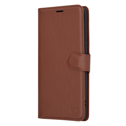 Husa pentru Honor Magic6 Pro, Techsuit, Leather Folio, Maro