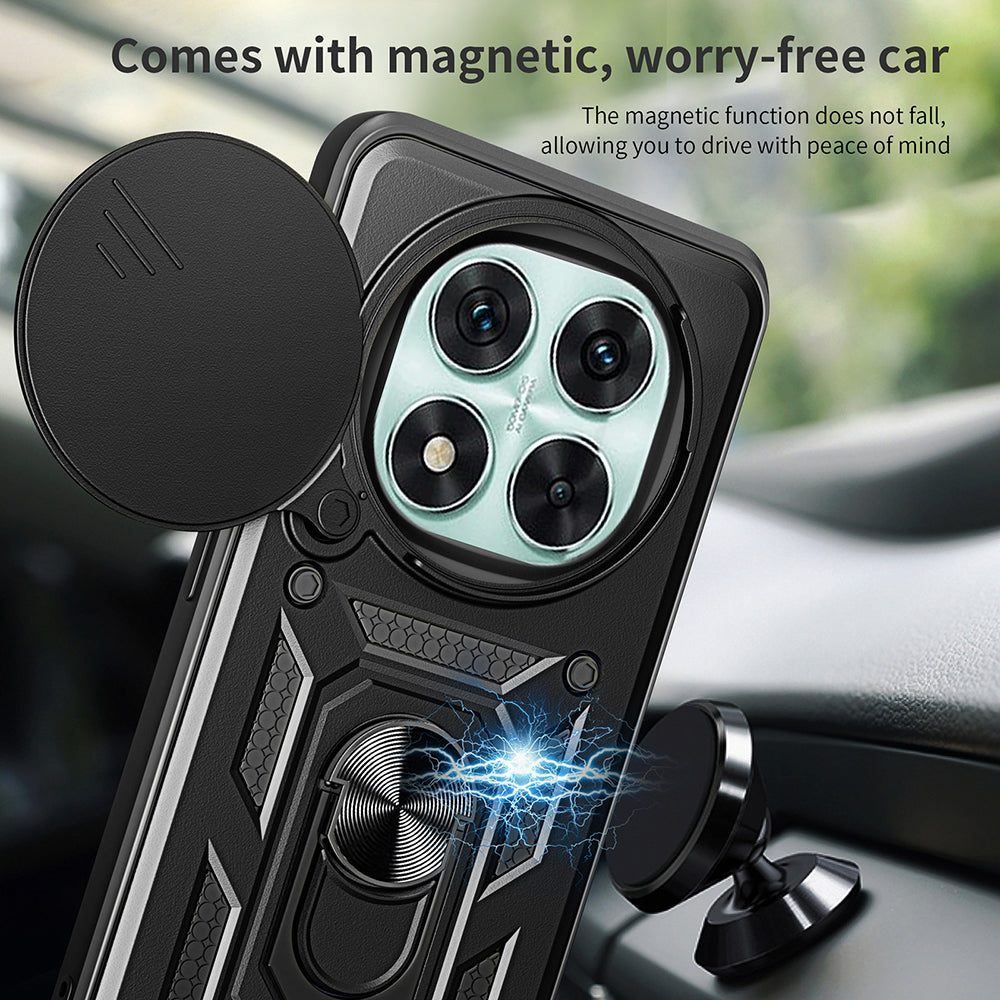 Husa pentru Honor Magic7 Pro, Techsuit, CamShield, Albastra
