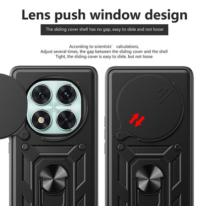 Husa pentru Honor Magic7 Pro, Techsuit, CamShield, Albastra