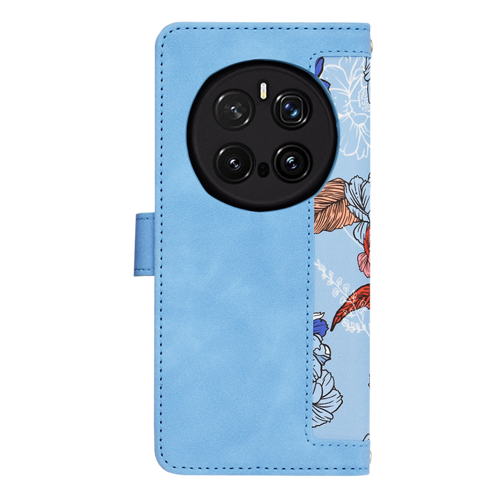Husa pentru Honor Magic7 Pro, Techsuit, FlipCraft, Bleu