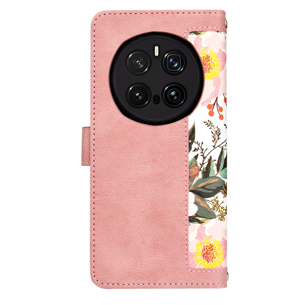 Husa pentru Honor Magic7 Pro, Techsuit, FlipCraft, Roz