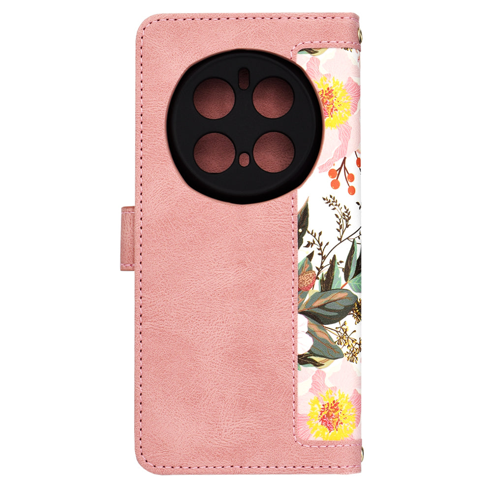 Husa pentru Honor Magic7 Pro, Techsuit, FlipCraft, Roz