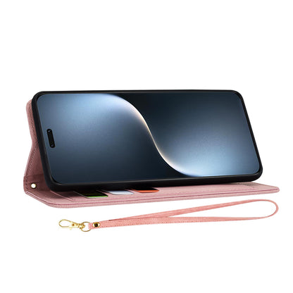Husa pentru Honor Magic7 Pro, Techsuit, FlipCraft, Roz