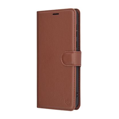 Husa pentru Honor Magic7 Pro, Techsuit, Leather Folio, Maro