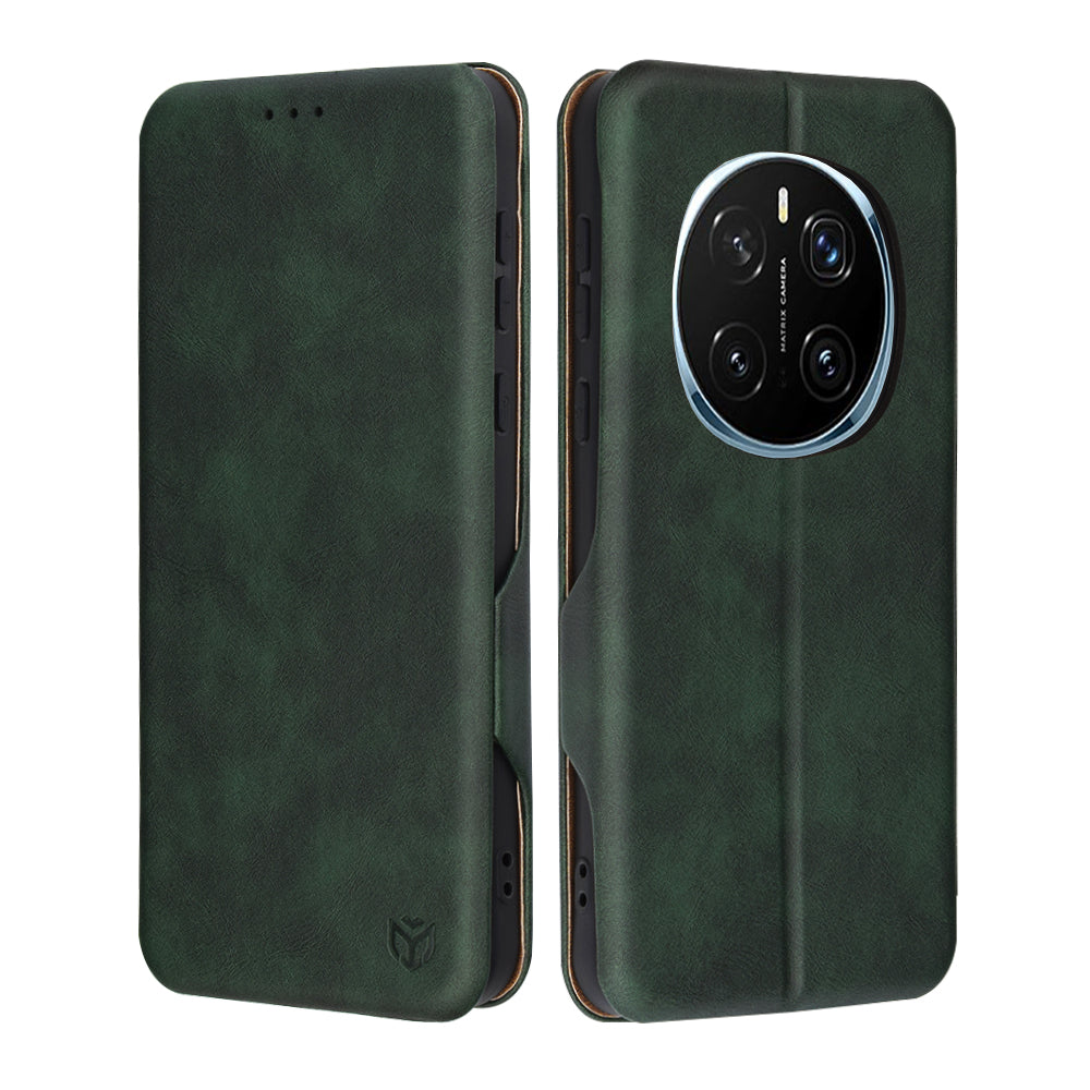 Husa pentru Honor Magic7 Pro, Techsuit, Safe Wallet Plus, Verde