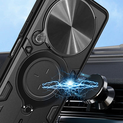 Husa pentru Honor Magic8 Lite, Techsuit, CamGuard Pro, Neagra