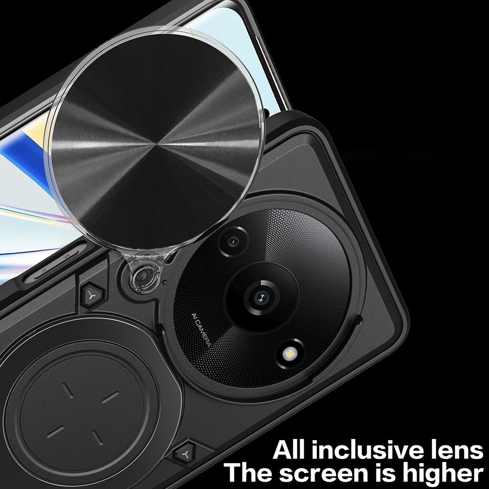 Husa pentru Honor Magic8 Lite, Techsuit, CamGuard Pro, Roz Aurie